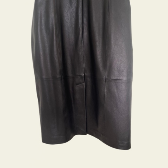 Giani Bini Faux Leather Sheath Dress - Picture 5 of 6